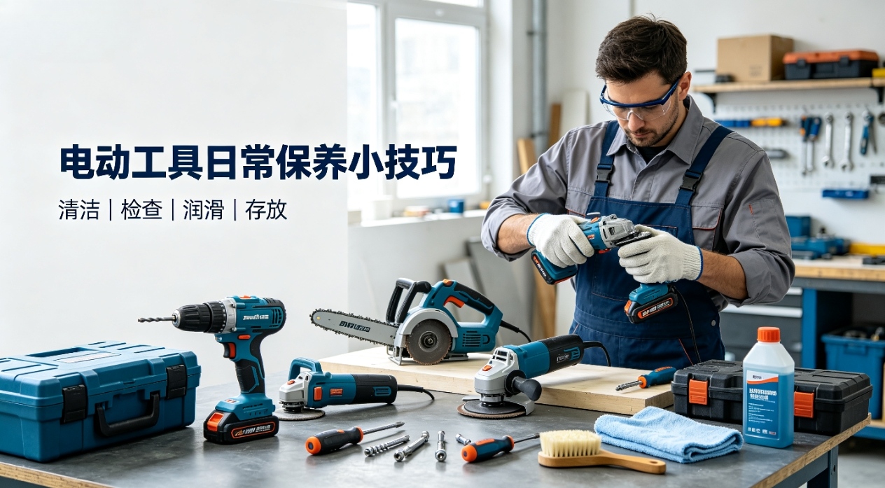 电动工具日常保养小技巧｜延长工具使用寿命指南
