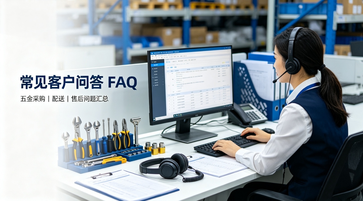 常见客户问答 FAQ｜五金采购 配送 售后问题汇总